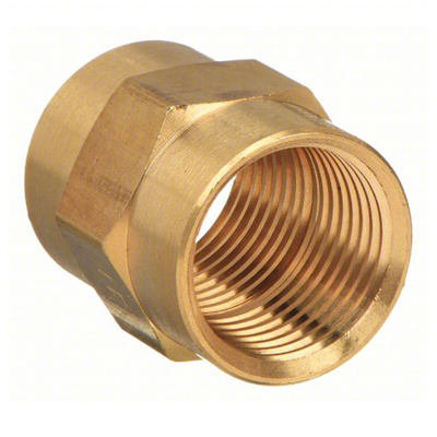 103-N4 FLOFLEX BRASS PIPE FITTING COUPLER 1/2" FEMALE X 1/2" FEMALE NPT